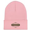 Freedom Kind Anti-Tyranny Brown Logo | Cuffed Beanie - Baby Pink