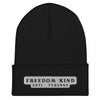 Freedom Kind Anti-Tyranny | Cuffed Beanie - Black