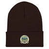 Anti-Tyranny Mountains Freedom Kind | Cuffed Beanie - Brown