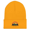 Freedom Kind Sunset Mountain | Cuffed Beanie - Gold