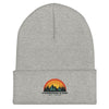 Freedom Kind Sunset Mountain | Cuffed Beanie - Heather Grey
