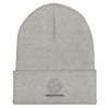 Anti-Tyranny Night Time Seas | Cuffed Beanie - Heather Grey
