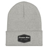 Freedom Kind Anti-Tyranny Black Logo | Cuffed Beanie - Heather Grey
