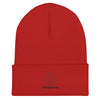 Anti-Tyranny Night Time Seas | Cuffed Beanie - Red