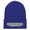 Freedom Kind Anti-Tyranny | Cuffed Beanie - Royal
