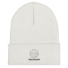 Anti-Tyranny Night Time Seas | Cuffed Beanie - White