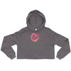 Anti - Tyranny Rose | Women's Crop Hoodie - Storm