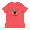 The US Economy Is Doing Very Well." - Janet Yellen | Women's Relaxed T-Shirt - Heather Red