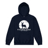 Moonlit Buck | Kids Heavy Blend Hoodie - Navy