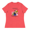 "I probably smoked more Parmesan cheese than anyone that you know." -Hunter Biden | Women's Relaxed T-Shirt - Heather Red