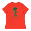 'We're Finally Real' Aliens | Women's Relaxed T-Shirt - Poppy