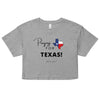 Praying For Texas | Women’s crop top - Athletic Heather