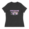 Anti-Tyranny Celebration | Women's Relaxed T-Shirt - Dark Grey Heather