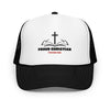 Proud Christian | Foam trucker hat - Black / White / Black