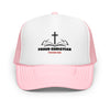 Proud Christian | Foam trucker hat - Light Pink / White / Light Pink