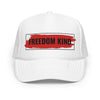 Red Freedom Kind Foam trucker hat - White
