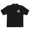 Moonlit Buck | Men's Premium Polo - Black