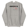 America First | Women's Hoodie - Carbon Grey
