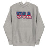 U.S.A | Women's Hoodie - Carbon Grey