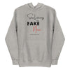Stop Listening to Fake News 01 | Women's Hoodie - Carbon Grey