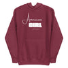 American Girl 02 | Women's Hoodie - Maroon