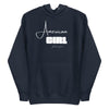 American Girl 02 | Women's Hoodie - Navy Blazer