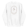 1776 Simple Flower | Women's Hoodie - White