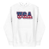 U.S.A | Women's Hoodie - White