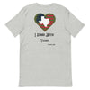 Green Heart We Stand With Texas | Men's T-shirt - Athletic Heather