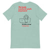 NO JOBS | Men's T-shirt - Heather Prism Dusty Blue