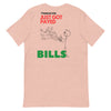 Bills | Men's T-shirt - Heather Prism Peach