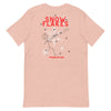 SNOW FLAKES | Men's T-shirt - Heather Prism Peach