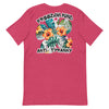 Freedom Kind Tropical Hibiscus | Men's T-Shirt - Heather Raspberry