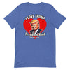 I Love Trump - Donald Trump | Men's T-shirt - Heather True Royal