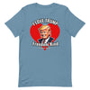 I Love Trump - Donald Trump | Men's T-shirt - Steel Blue