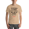 The Republic is a dream | Men's t-shirt - Tan
