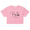 Pray For Our Country 01 | Women’s crop top - Bubblegum