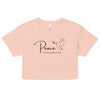 Peace 01 | Women’s crop top - Pale Pink