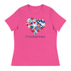 I Love Freedom Kind | Women's Relaxed T-Shirt - Berry