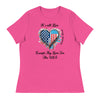 It's All Lies, Except My Love For The USA | Women's Relaxed T-Shirt - Berry