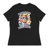 I f*cks With Trump | Women's Relaxed T-Shirt - Black