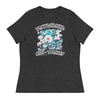 Winter Flowers | Women's Relaxed T-Shirt - Dark Grey Heather