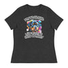 Love Rotties, Hate Tyranny | Women's Relaxed T-Shirt - Dark Grey Heather