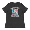 Love Bulldogs, Hate Tyranny | Women's Relaxed T-Shirt - Dark Grey Heather