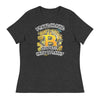 Love Bitcoin, Hate Tyranny | Women's Relaxed T-Shirt - Dark Grey Heather