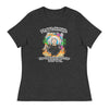 "The US Economy is doing very well." - Janet Yellen | Women's Relaxed T-Shirt - Dark Grey Heather