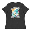 Freedom Kind Surfer | Women's Relaxed T-Shirt - Dark Grey Heather