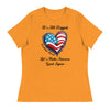 It's All Rigged Let's Make America Great Again | Women's Relaxed T-Shirt - Heather Marmalade
