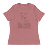 Freedom is The Oxygen of The Soul - Moshe Dayan | Women's Relaxed T-Shirt - Heather Mauve