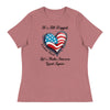 It's All Rigged Let's Make America Great Again | Women's Relaxed T-Shirt - Heather Mauve